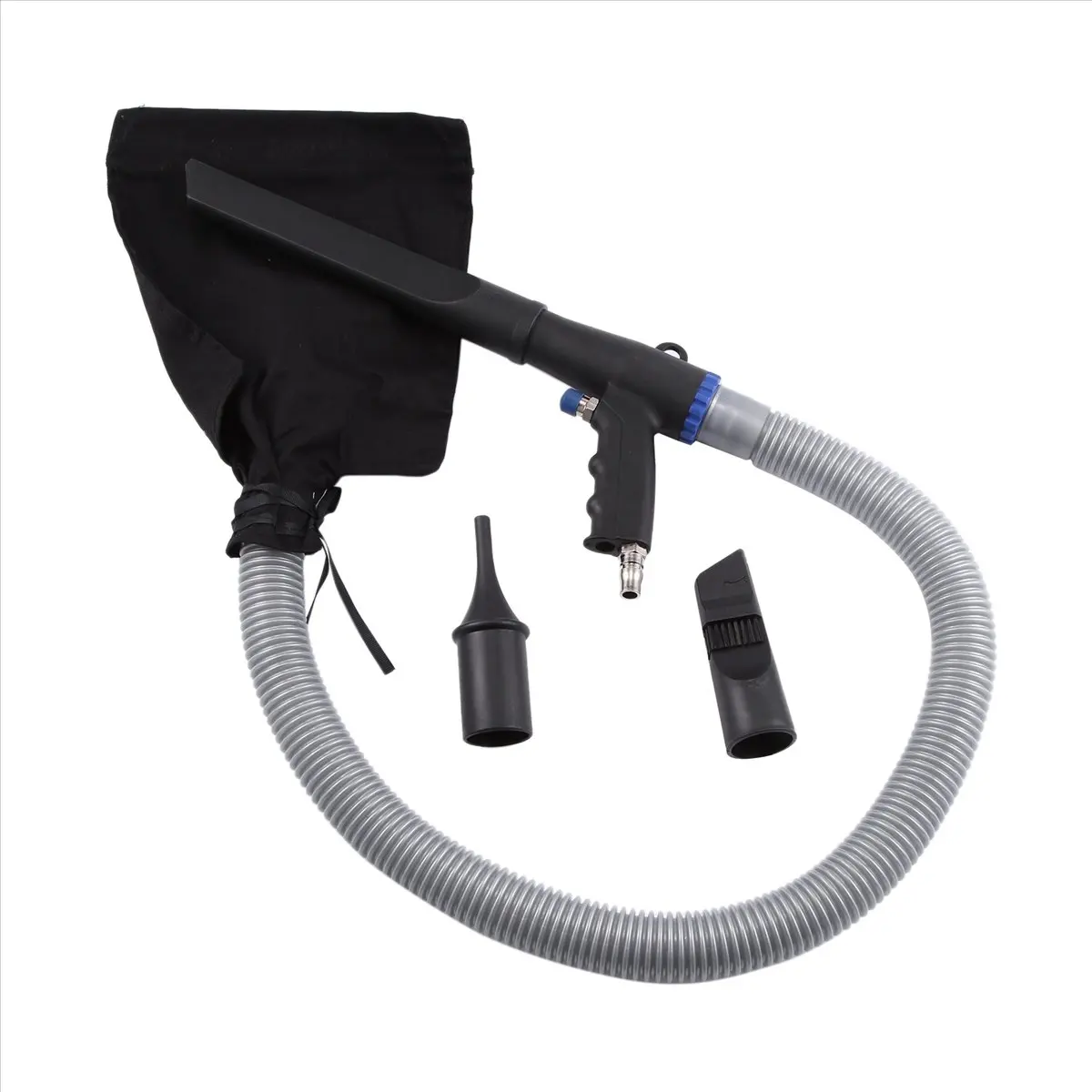 ABJZ 10X 2 in 1 Air Duster Compressor Kit Multifunction Air Vacuum Blow Pneumatic Vacuum Suction Cleaner Tools
