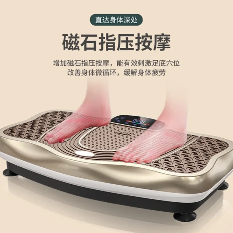 Large Multifunctional Vibration Plate with Bluetooth Music Lazy Workout Full Body Shaping Trainer Portable Fitness Equipment