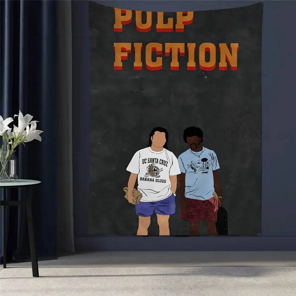 

American Film P-Pulp Cool F-Fiction Tapestry Art Printing Art Science Fiction Room Home Decor Wall Art Decor