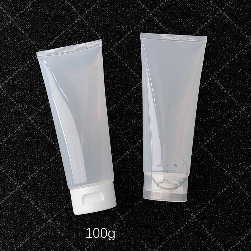 

30Pcs 100g 100ml Face & Hand Cream Hose Sample Empty Liquid Cosmetic Soft Tube Frosted Hose Facial Cleanser Tube