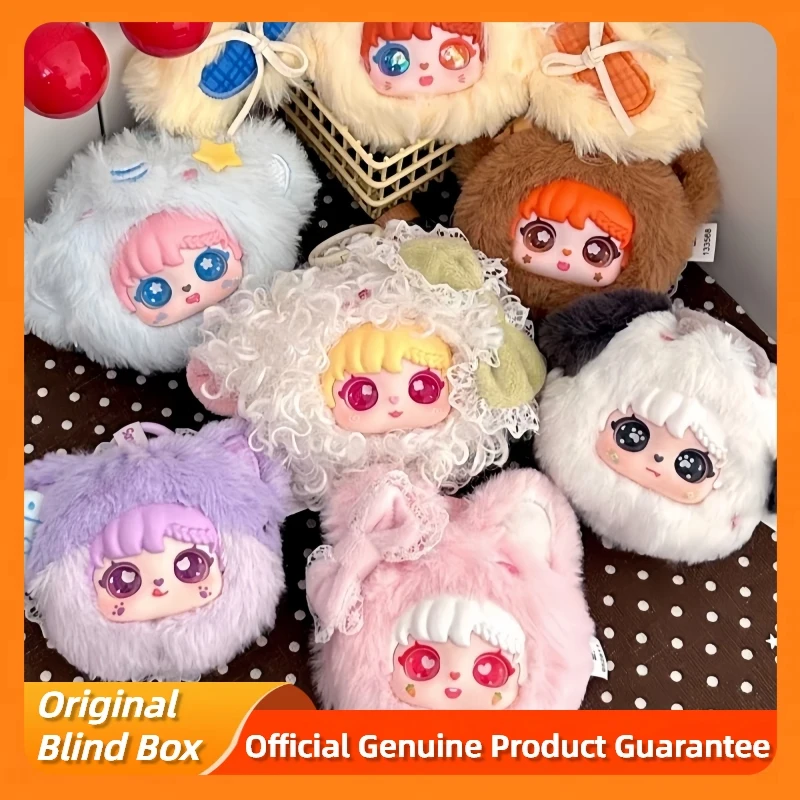 

Подлинная серия зеркал для макияжа Sanmi Animal, слепая коробка Kawai, виниловая плюшевая кукла, зеркальная подвеска, загадочная коробка, модные игрушки, подарок на день рождения