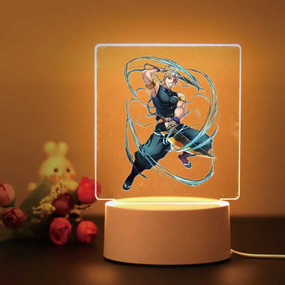 kamado tanjiro the Demon Slayer character 3d Illusion Night Lamp for Children\'s Room Decor the Boys Girls Birthday Gift