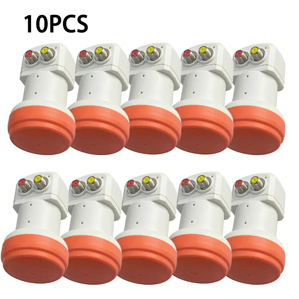 

10PCS KU-BAND Full HD Satellite TV Receiver Dual Output LNB 9,75/10,6 ГГц линейная поляризация Dish Digtal Converter Wholesale