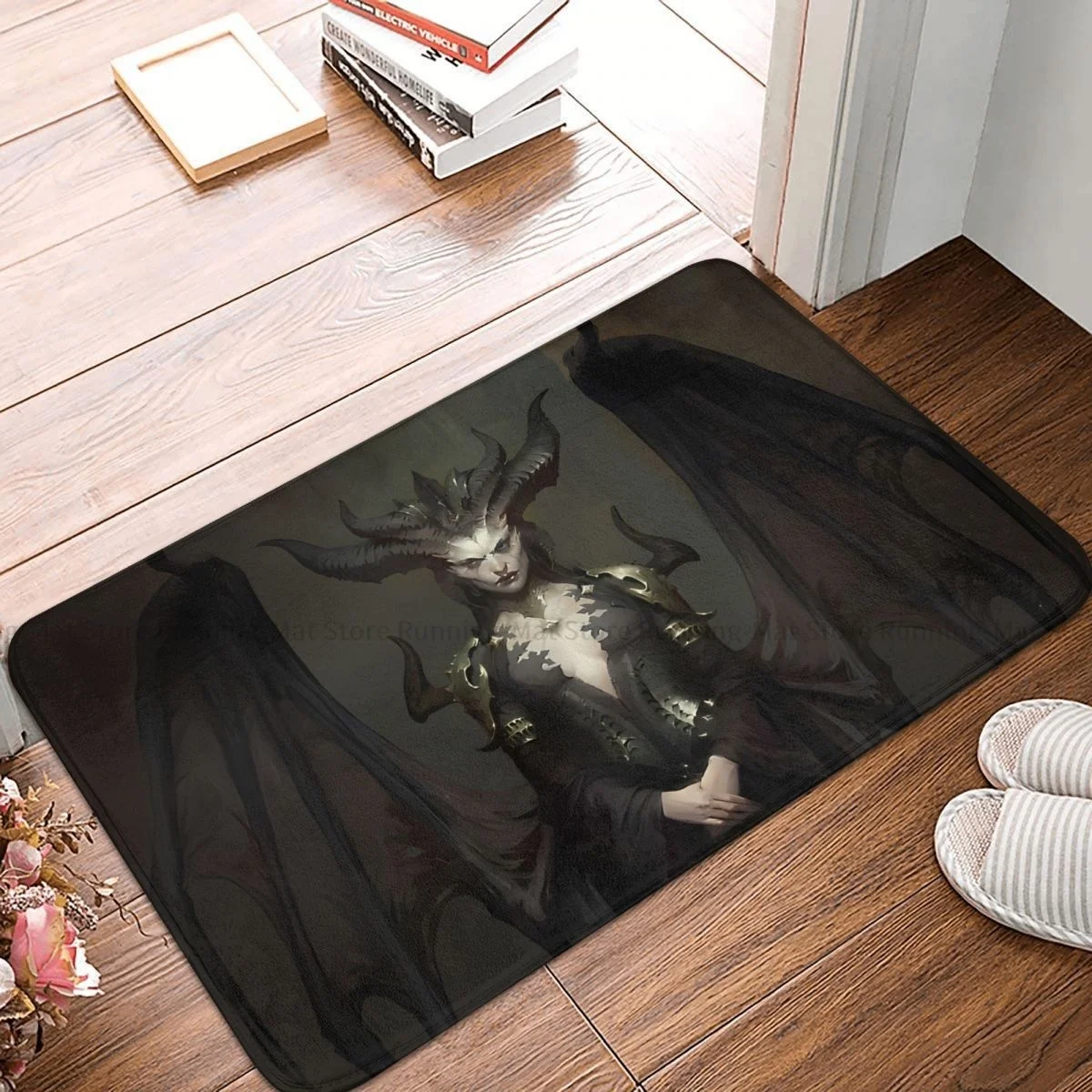 

Diablo 4 Game Bedroom Mat Bilzzard Doormat Living Room Carpet Balcony Rug Home Decoration