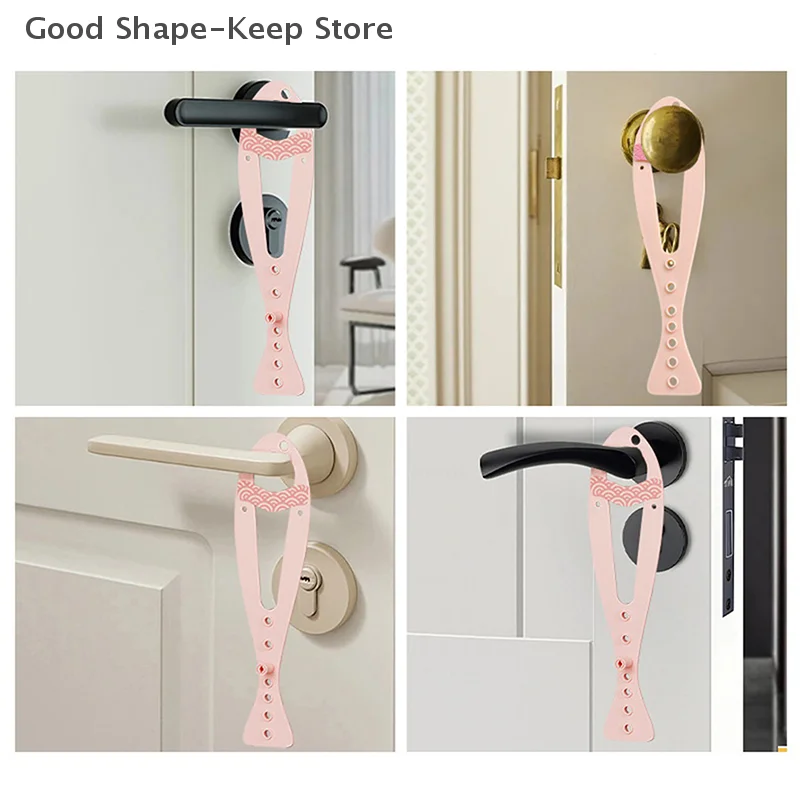 Verstellbarer Katzen-Türhalter-Verriegelung, elastischer Hundetürstopper, Torschloss, Flex-Riemen, Haustier-Tor-Zubehör, um Hunde aus zu halten