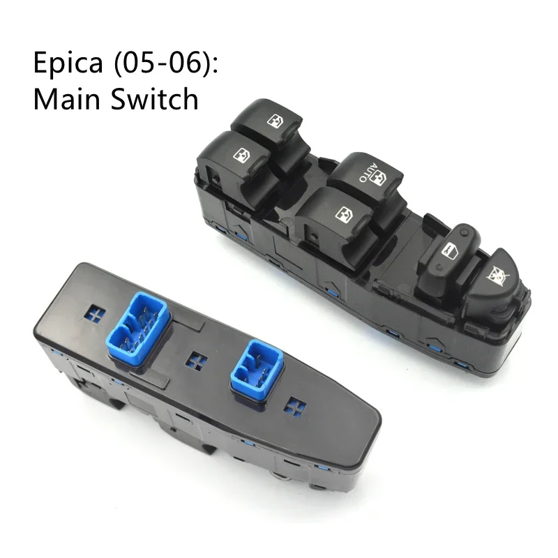 Electric Window Glass Lifter Control Switch for Chevrolet Epica 05-12 / Evanda Door Window Glass Master switch button