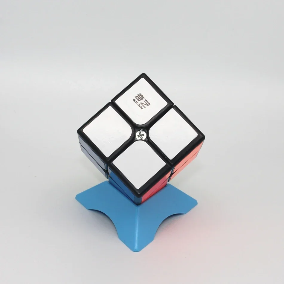 [Picube] QiYi 2x2 QiDi Cubo Magico Senza Adesivo Cubo Tascabile Velocità QiDi S2 2x2x2 Cubo Puzzle Nero Giocattoli Educativi per I Bambini