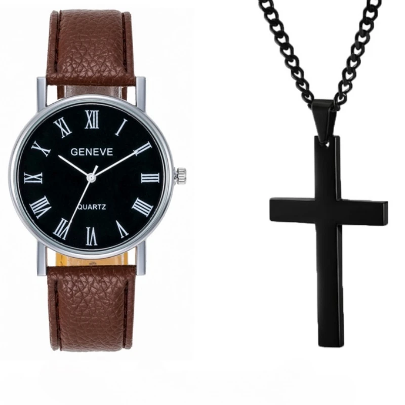 【Ready Stock】Kegllect Simple Roman Numerals Men Watch Casual Belt Men Quartz Watches