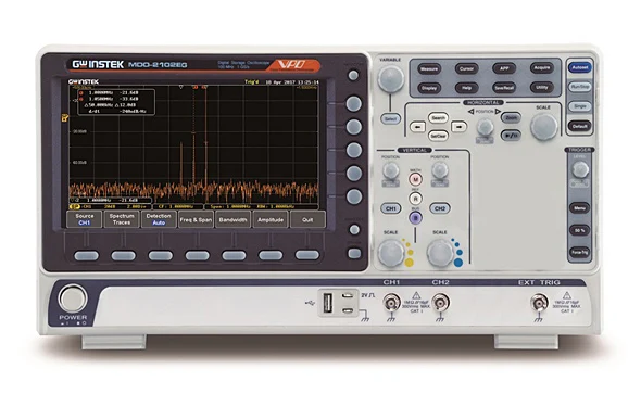 GWINSTEK GDS-2104A 200MHz 2-4-Channel Digital Storage Oscilloscope & Spectrum Analyzer ISO-9001 Certified TW Taiwan