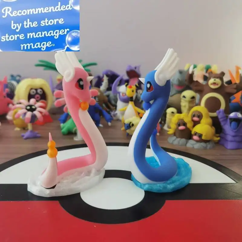 

New Anime Figures Electrode Dragonair Proportion World 1:20 Diy 3D Printing Cute Cartoon Character Desktop Children Toys Gifts