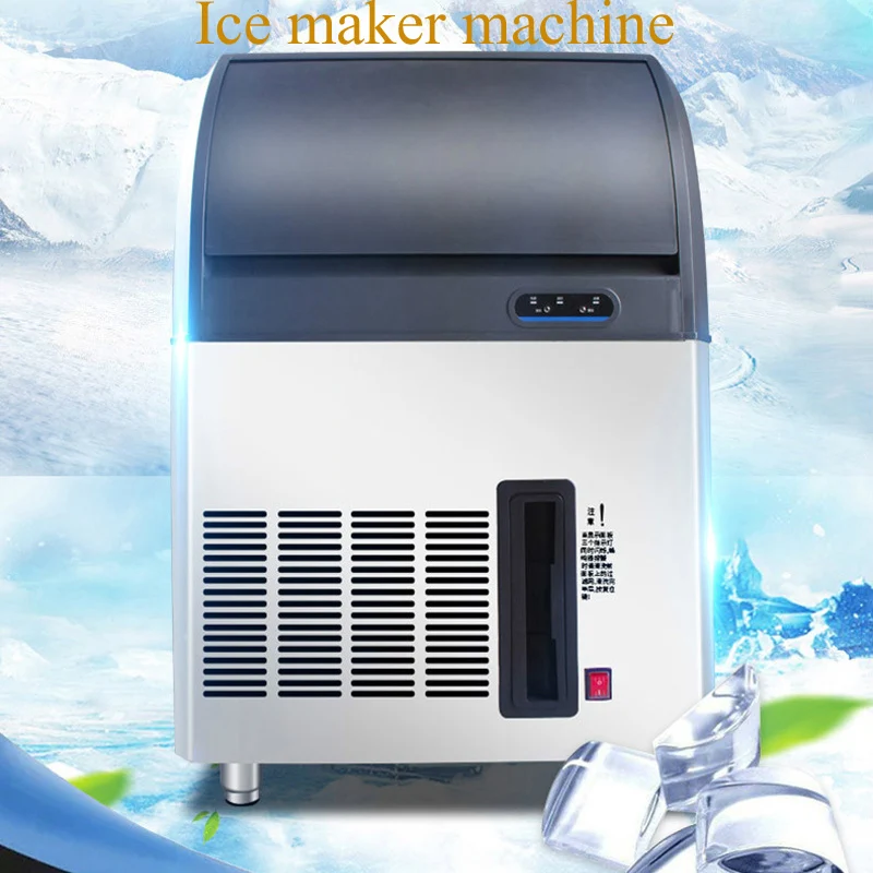 

PBOBP Kitchen Ice Makers Milk Tea Shop Ice-Cube Machine Electric Ice Generator Home Countertop Portable Ice Cube Maker Machine