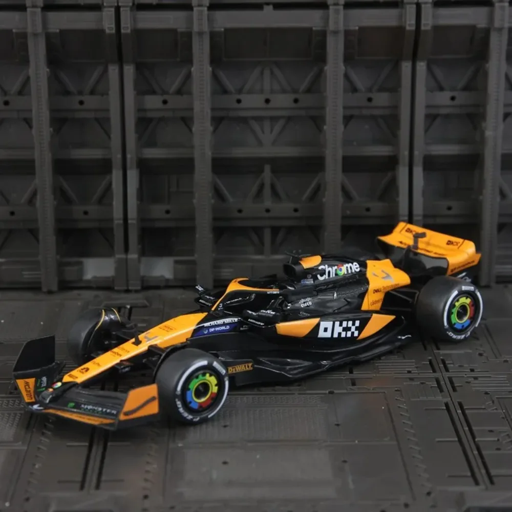 1:24 RW5224 MCL38 Legierung Auto Modell Vorderrad Lenkung Statische Auto Ornament Diecast Legierung Auto Modell Sammeln