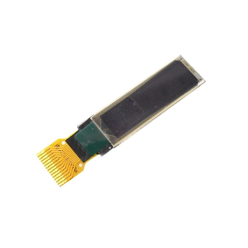 Módulo de exibição OLED branco, interface IIC, SSD1316, IIC, 0,87 ", 14Pin, 128x32, I2C