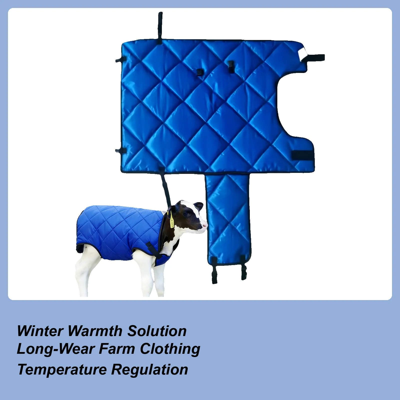 

Одеяло для телят: Теплая флисовая одежда для зимы, утолщенная одежда для телят, овец, скота, мелких животных, коров на зиму