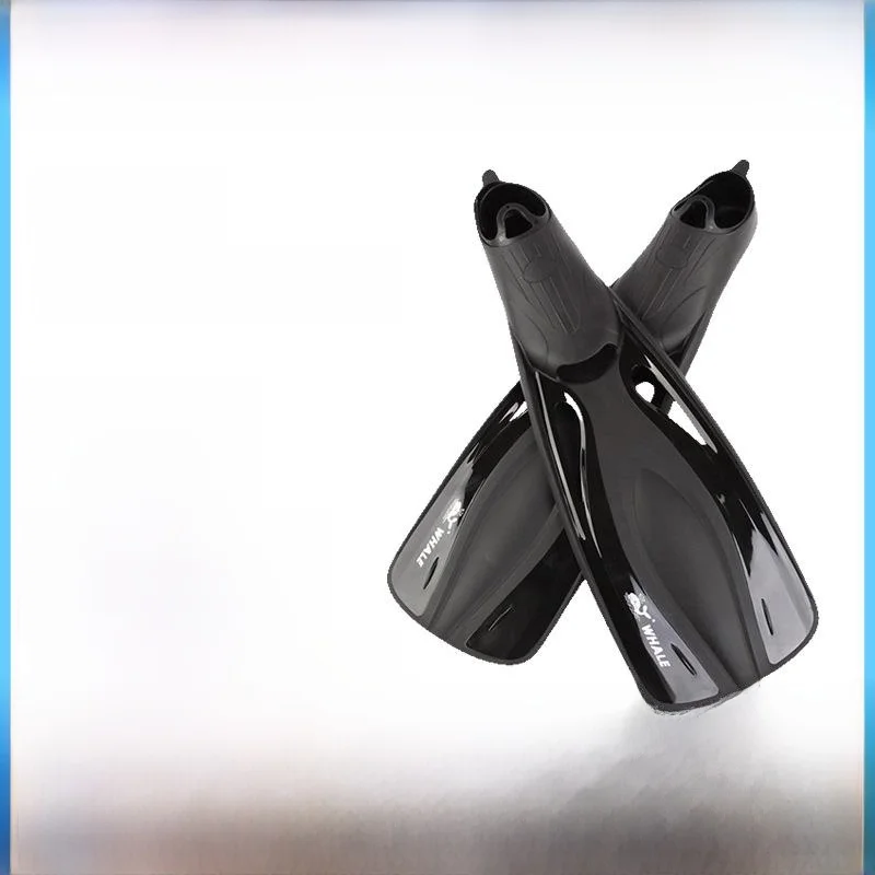 silicone-swimming-fins-professional-training-long-fins-for-free-diving-and-snorkeling-unisex-swim-fin-female-model
