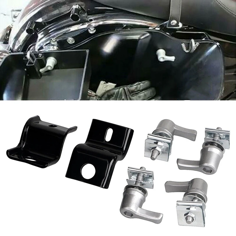 Saddlebag Lock Mounting Screw Saddlebag 1 Touch Upgrade Kit For  Road King Classic FLHRC Ultra FLTRU Parts