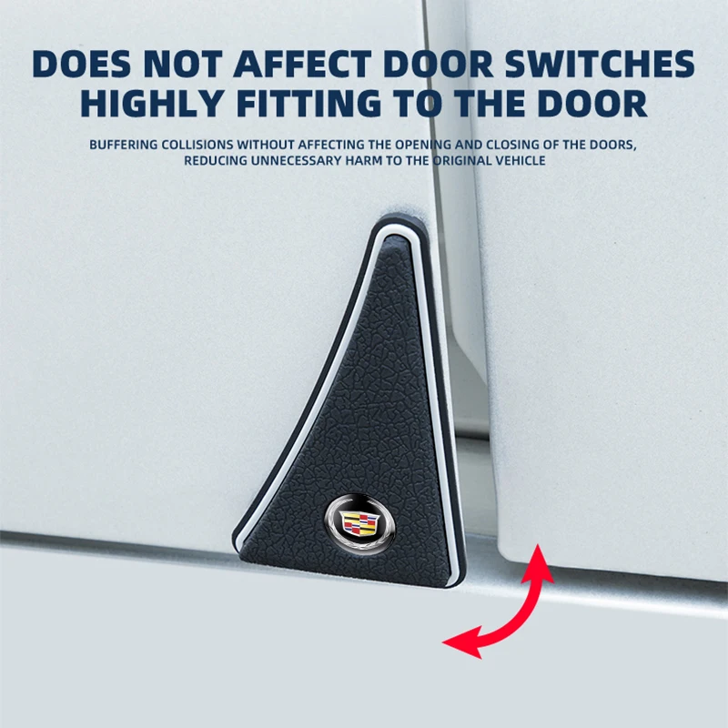 2pcs Car door corner silicone protective cover for Cadillac Seville XT4 CT4 CT5 SLR CTS DTS ATS Escalade Exterior Accessories