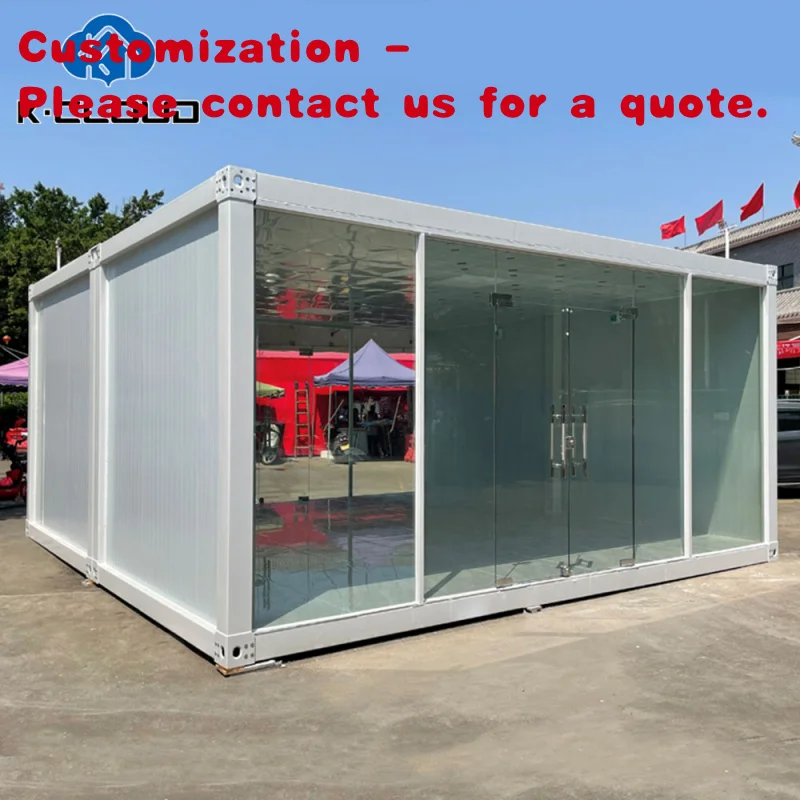 

custom.Standard Soundproof Insulated Prefab Detachable Container House Fast Install Prefabricated Movable Construction Warehouse