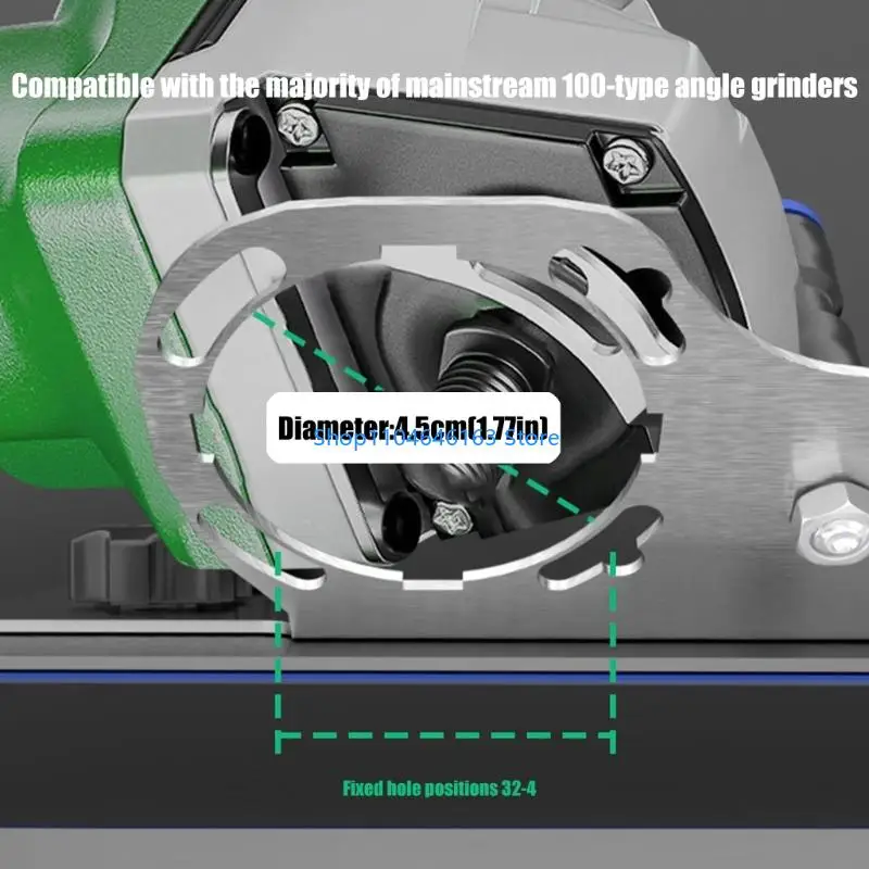Grinder Brackets For 45 Degree Bevels In Tile And Plastering Applications