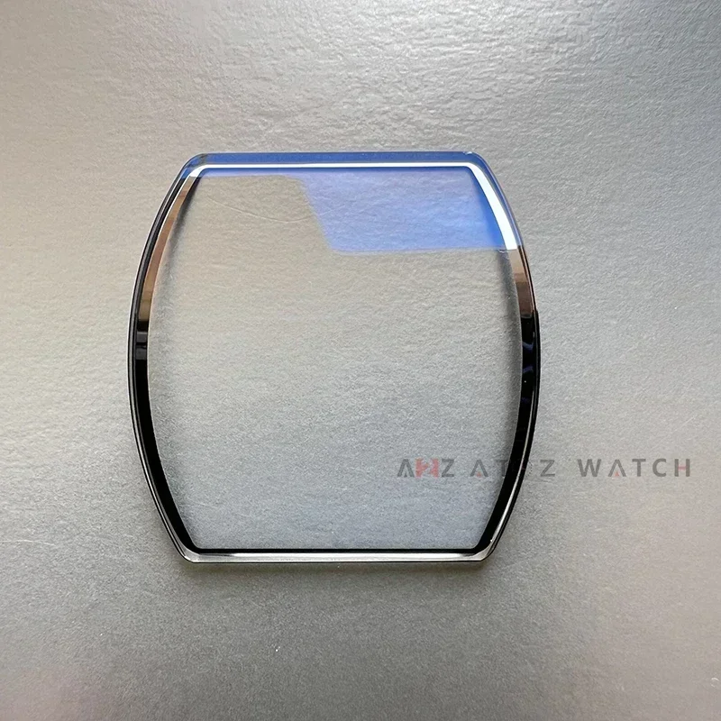 

Watch Sapphire Crystal for Richard Mille RM035/RM055 33.5*31.9*4.35mm with Silver Edge