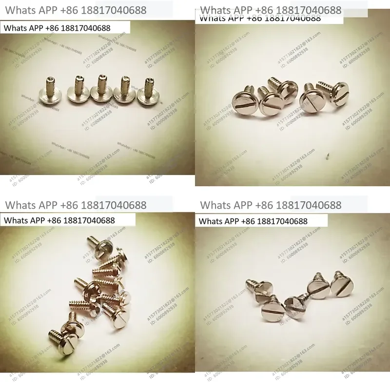 10PCS Precision One-Word High-Quality All-Steel Miniature Movement Screws M0.4 M0.5 M0.6 M0.7 M0.8 M1.0 for Watch Accessories