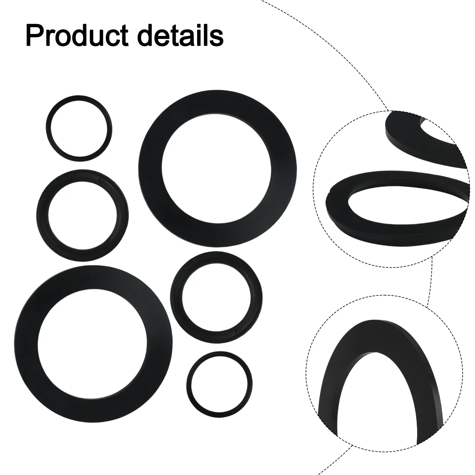 

Pool Seal Set O-Ring Seal Set Pool Maintenance Heavy-Duty Materials Leak Prevention Piston Valve Compatibility