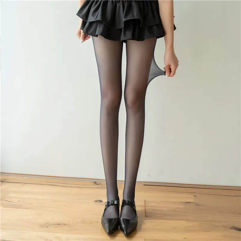 High Elastic Tights Women Fashion Candy Color Summer Spring Hosiery Female Daily Basic Fresh-Colored Pantyhose Slim Legged Socks