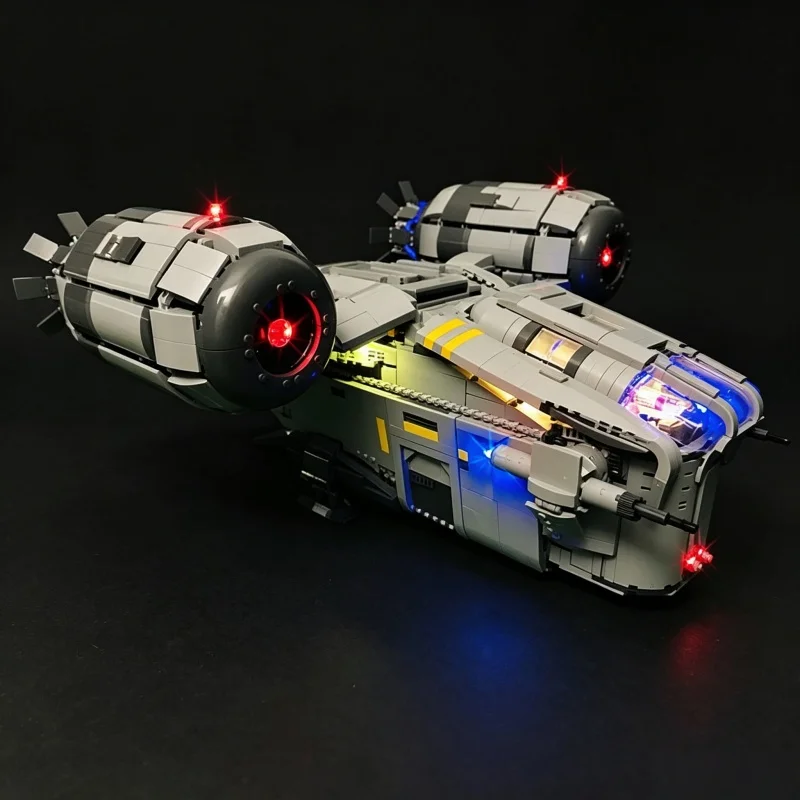 LED Lighting Kit Compatible With 75331 Razor Crest MOC Building Blocks Model (Not Include Bricks)
