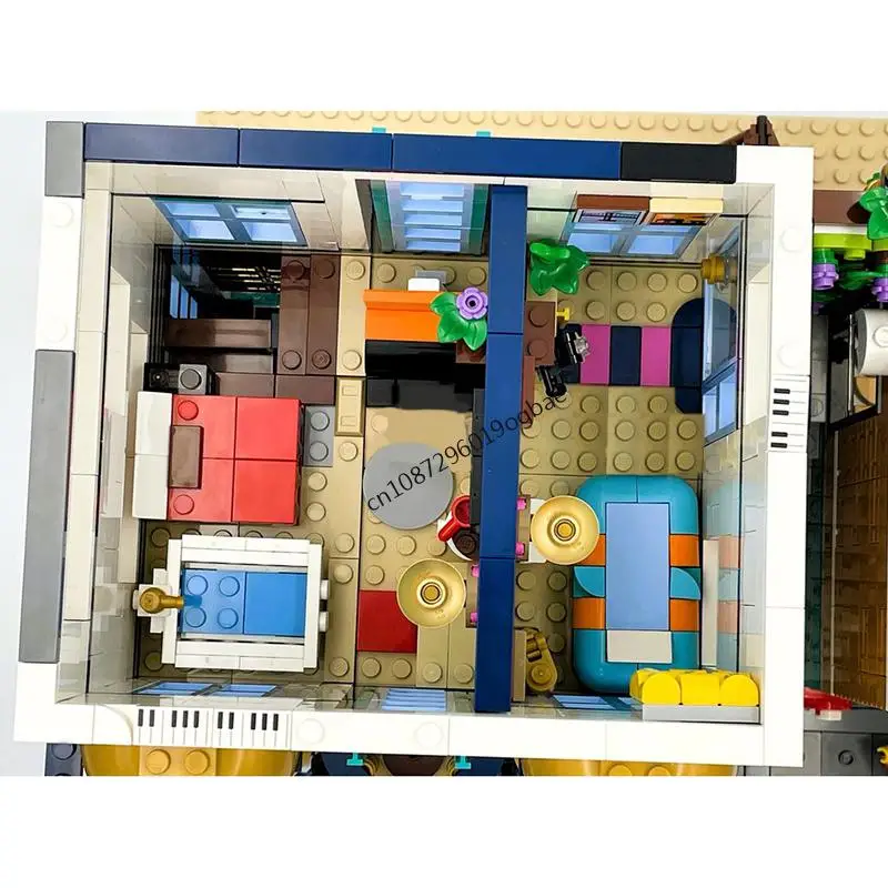 2319PCS Città di vendita calda Street View Hotel e studi modello Idee creative fai da te Giocattolo per bambini Assemblaggio Puzzle regalo di compleanno MOC-31141