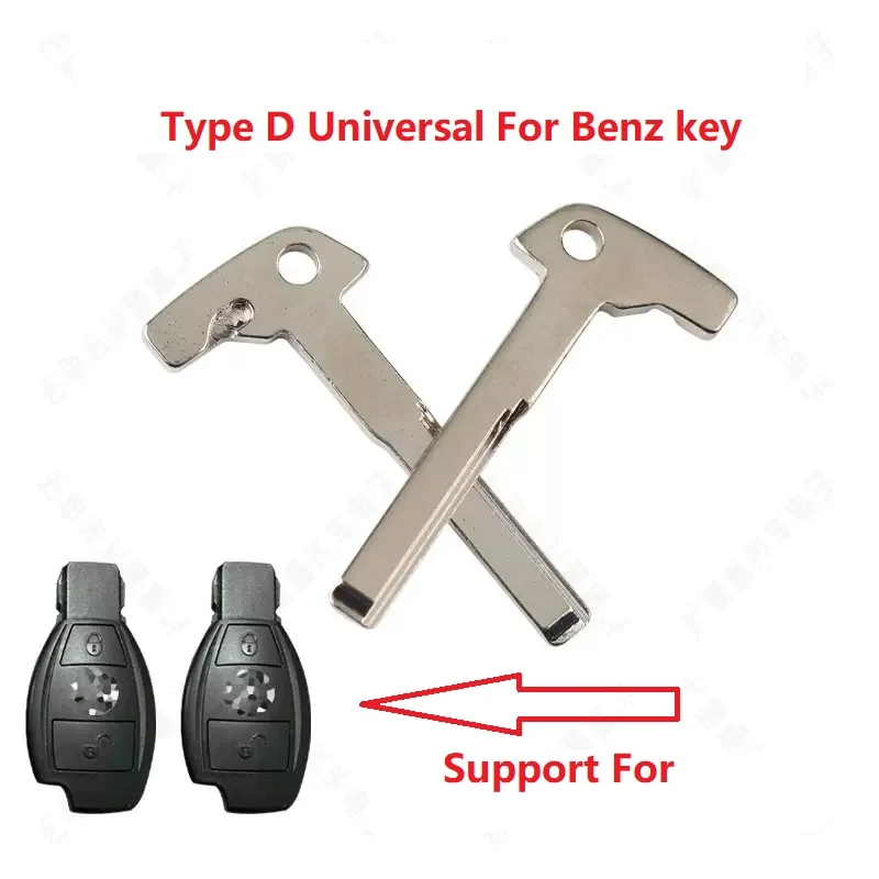 สำหรับ Mercedes Benz Smart Card Key Blade กุญแจโลหะขนาดเล็กกุญแจรถ Key เครื่องมือช่างกุญแจ