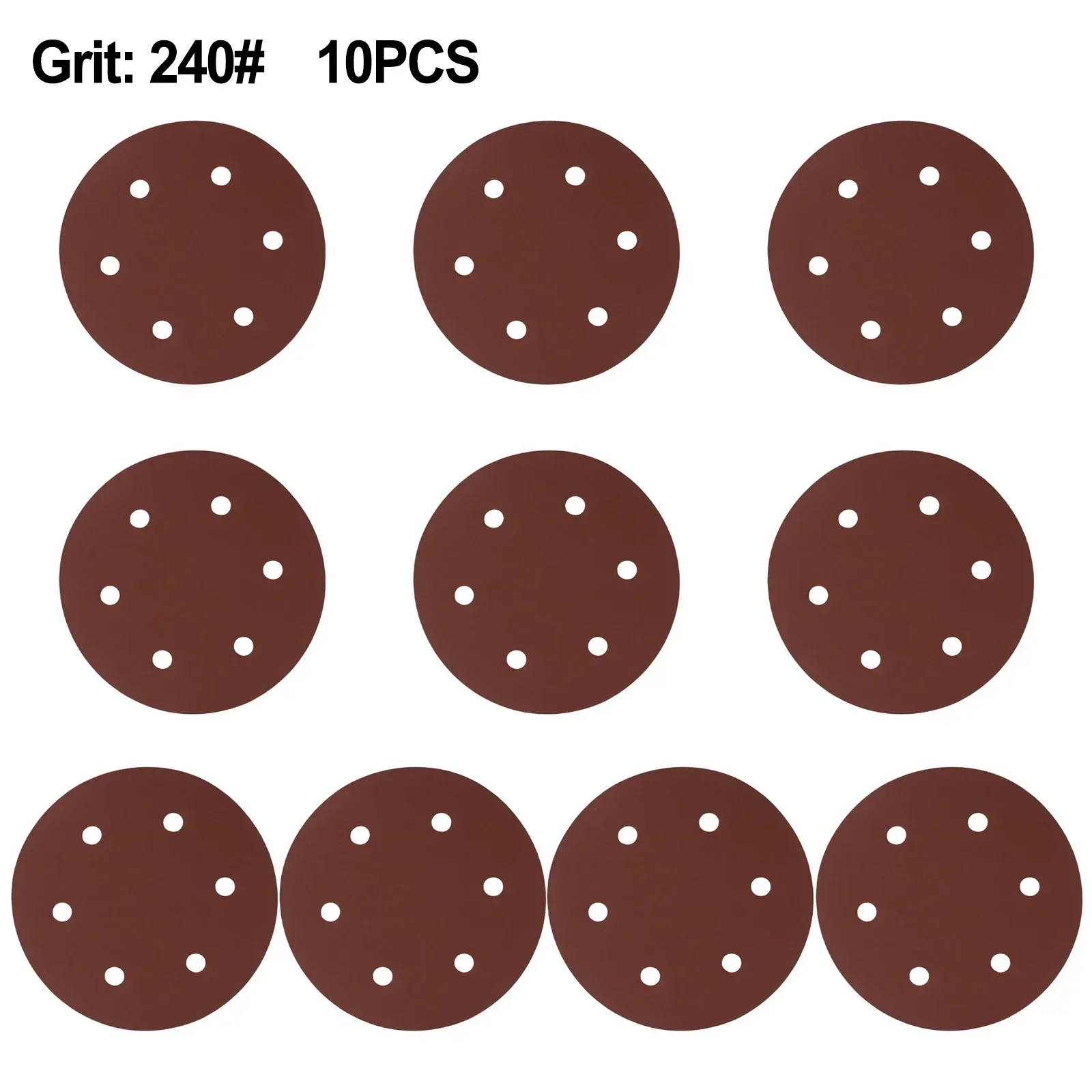 9inch 6 Hole 225mm Wall Sander Sandpaper Metal Grinding Disc Abrasive Polishing Woodworking Tool 40-2000 Grit Sanding Discs