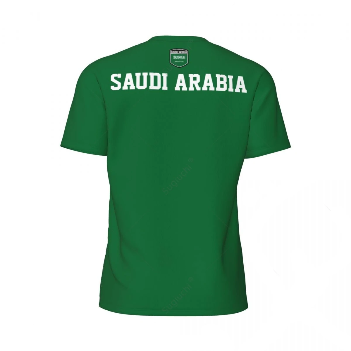 Saudi Arabia Flag T-shirt 3D Printed Men\'s and Women\'s Running Bike Sweatshirts Casual Tops Mesh Fabric Material T-shirt