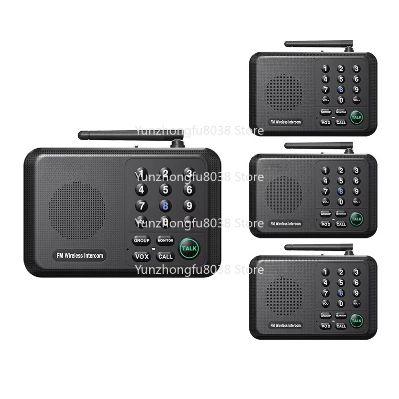 Home 1-Mile Range 10-Channel Wireless Home Intercom System Home Business Office