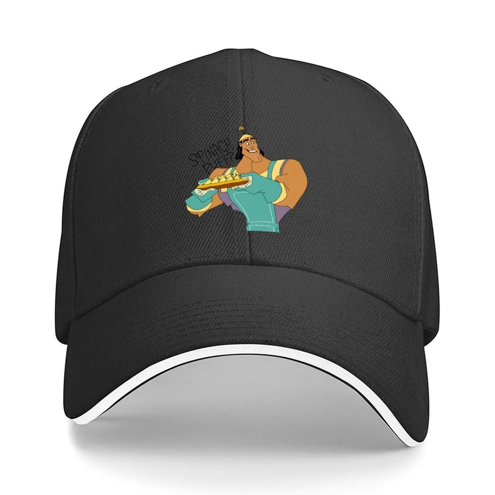 

Kronk Emperor’s New Groove Sticker Spinach Pufffs funny Baseball Cap Cosplay Icon Sunhat Christmas Hat For Man Women's