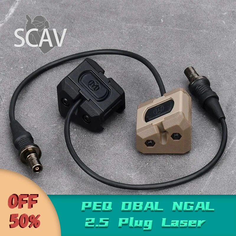 Tactical Airsoft Modbutton Pressure Switch Fit Surefir M300 M600 Flashlight 20mm Rail MLOK KEYMOD PEQ DBAL NGAL 2.5 Plug Laser