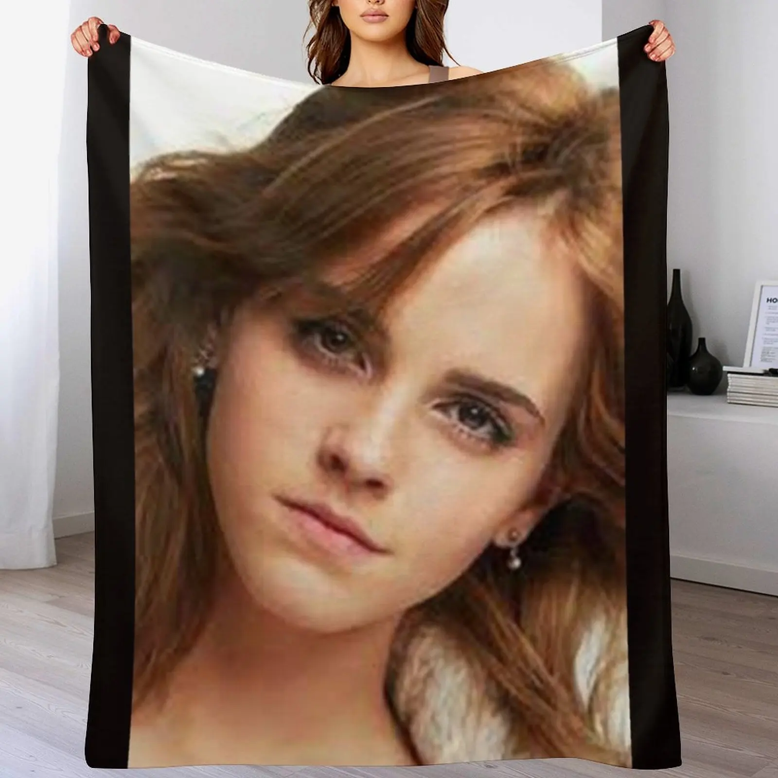 

Emma Watson - Poster Throw Blanket Polar Vintage for winter Blankets