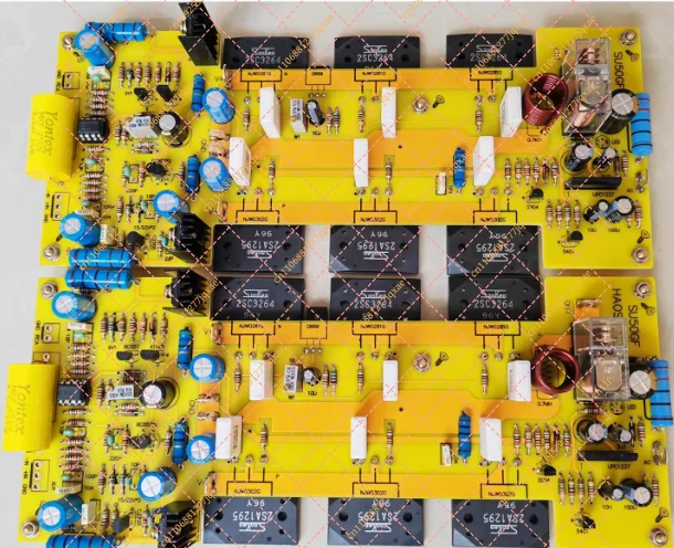 2PCS Sanken 2SC3264/2SA1295 Class-A HiFi Amplifier Board, 2x30W Stereo Audio Module