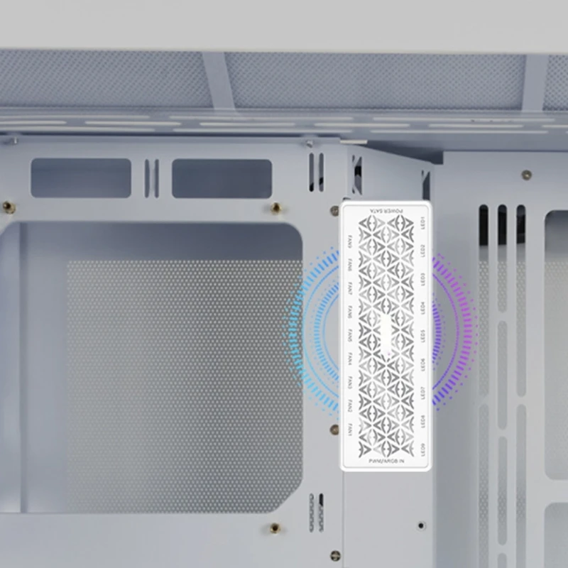 ARGB + PWM Fan HUB 5V 3Pin ARGB Chassis Fan Controller Adattatore di espansione a 9 porte