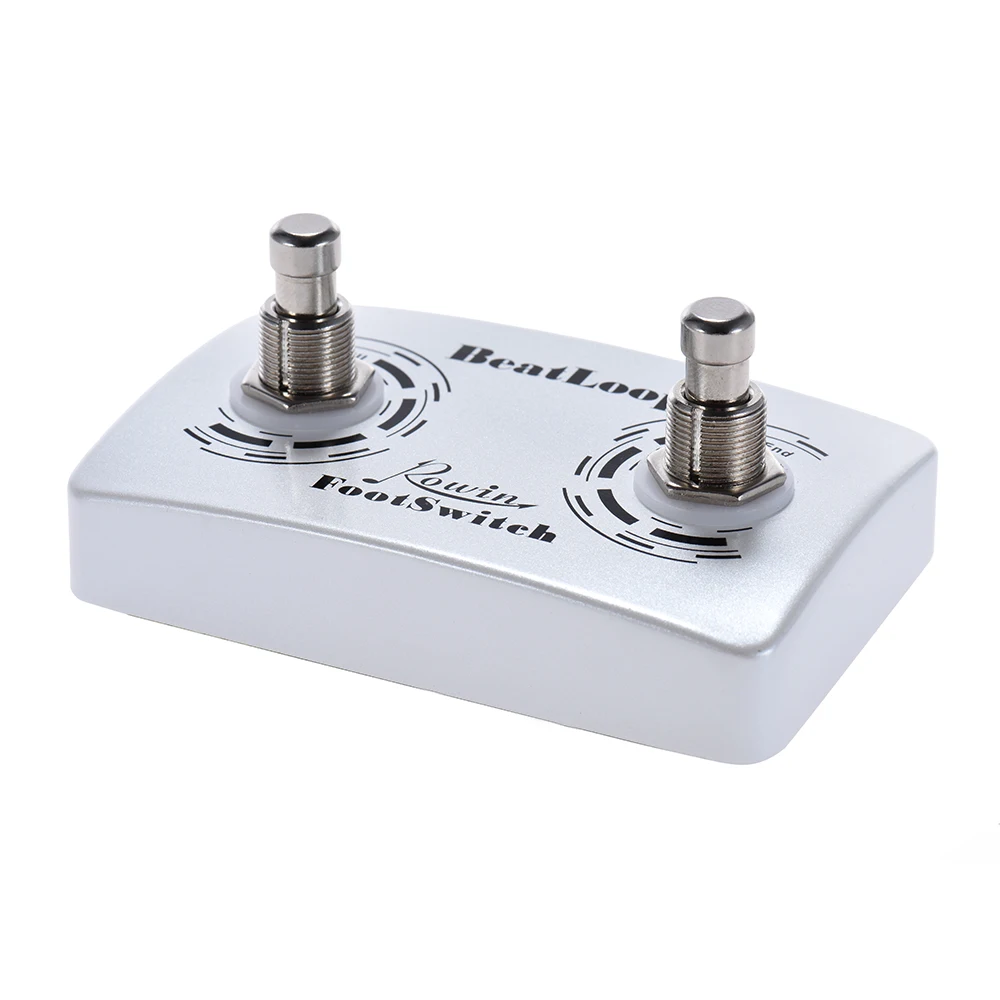 Rowin BeatLoop Dual Footswitch Foot Switch Pedal for Rowin BEAT LOOP Recording Effect Pedal with 6.35mm Cable