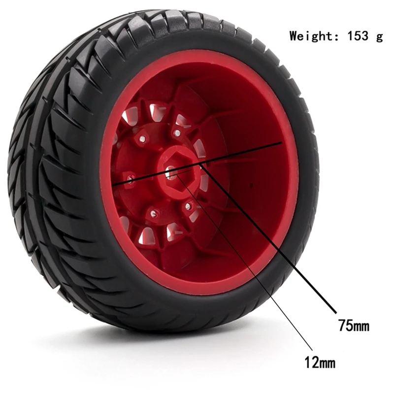 4Pcs 1/8 1/10 Short Course Truck Tire Tyre Wheel 12&14&17Mm Hex For Traxxas Arrma Tamiya HSP HPI Kyosho Hobao RC Car