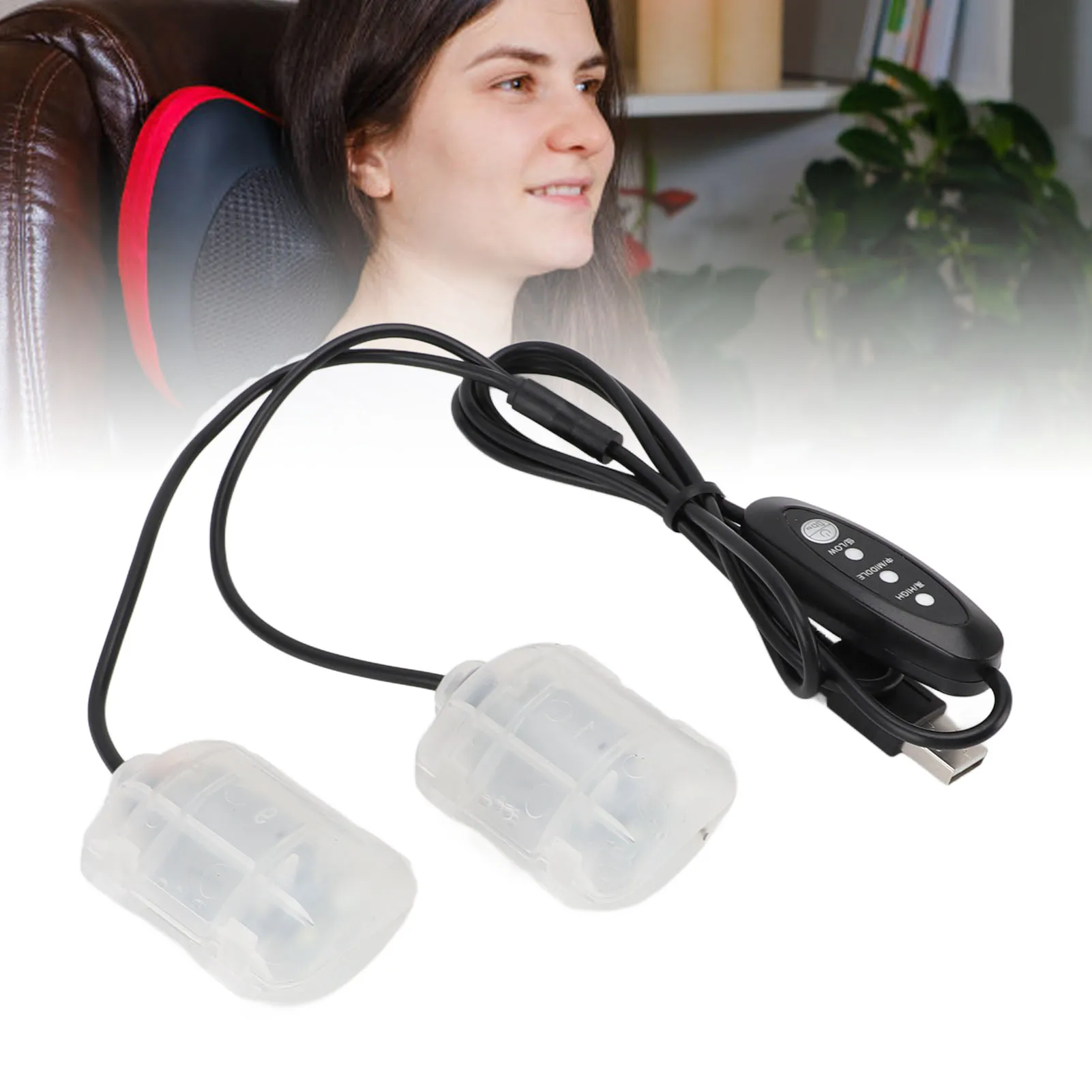 

Electric Vibrating Motor 1 To 2 Vibration Motor USB Versatile 3000-4500RPM 1.1m Cable 5V 0.1A for Phone Power Bank