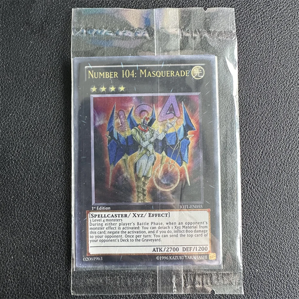 Yu-Gi-Oh UR JOTL-EN055/Number 104: Masquerade Children's anime cartoon game card toys collection gift（Not Original）