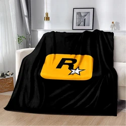 Classics Rockstar Games Logo Soft Blankets,Keep Warm Throw Blanket Comfortable Blanket for Picnic Beds Sofa Home Bedroom Gifts