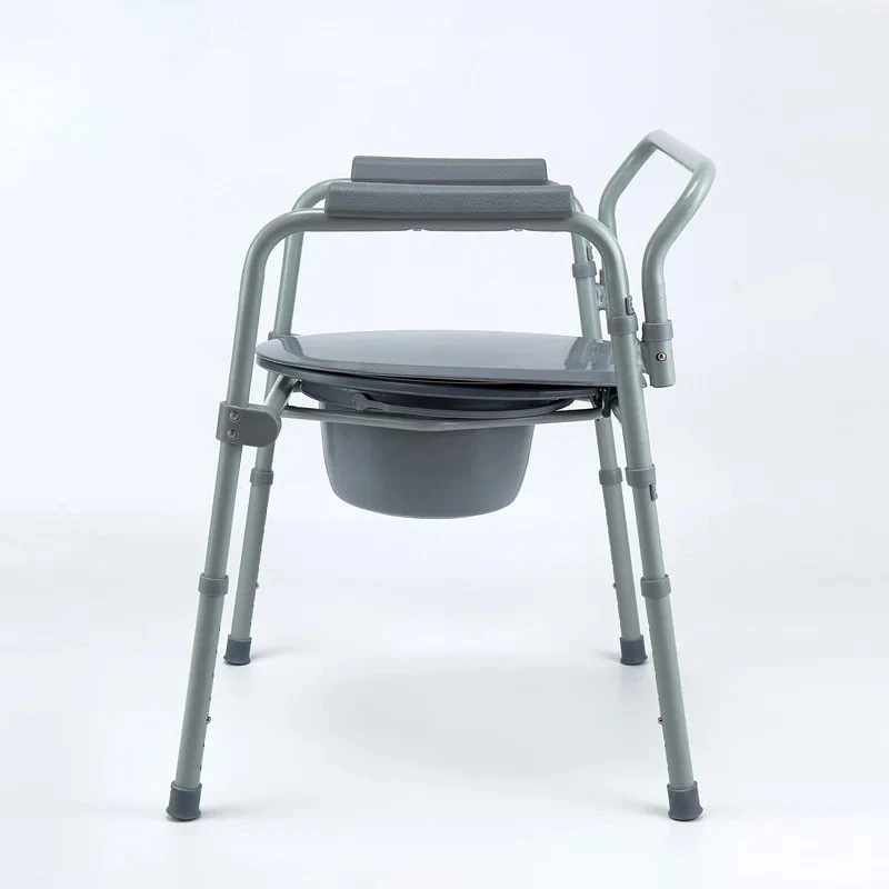 Toilet chair for the elderly, maternity bathroom, non-slip toilet chair, aluminum alloy mobile toilet