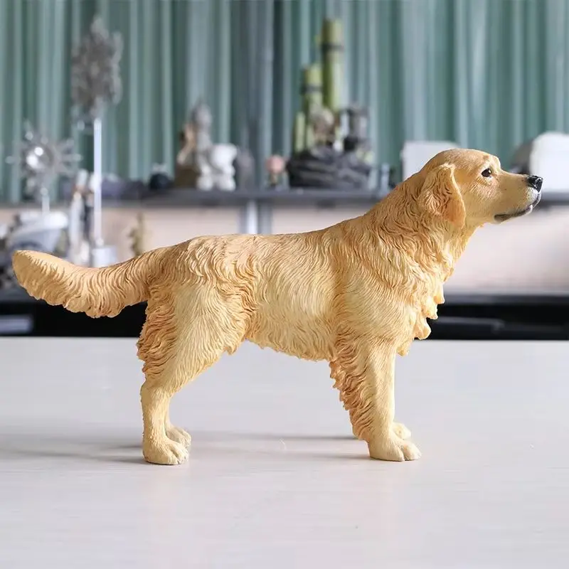 

Simulation of Golden Retriever's standing ornament