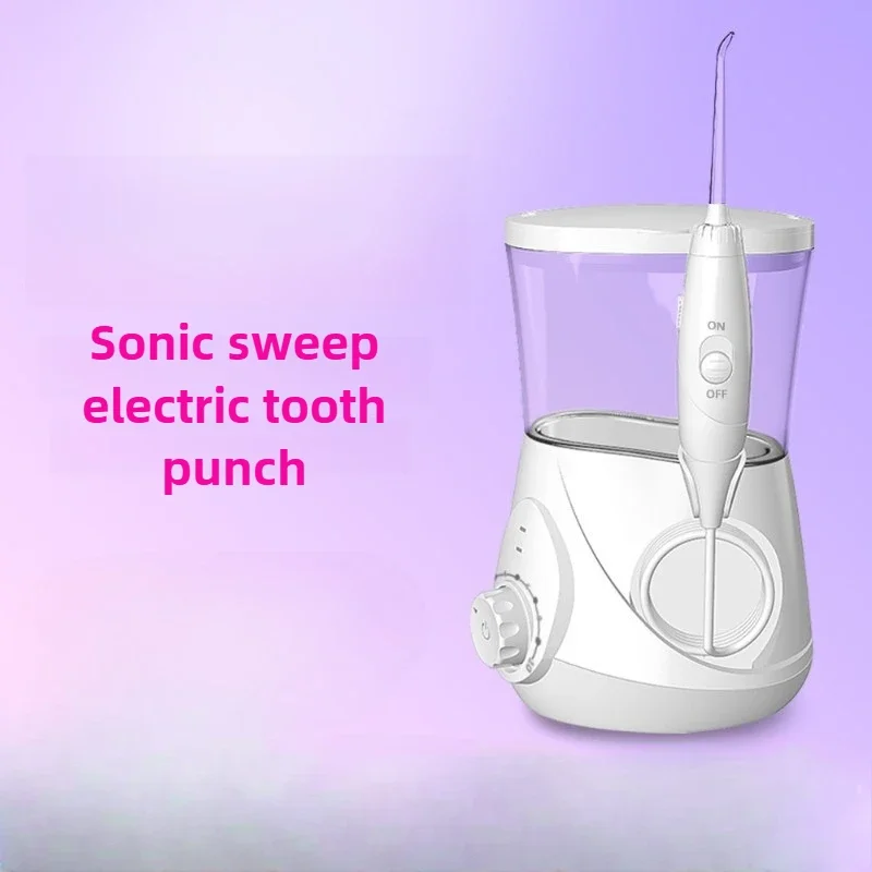 IPX5 Home Water Flosser 700 Ml Large Capacity,10 Adjustable Pressures,6 Home Nozzles Professional Oral Irrigator For Teeth Clean