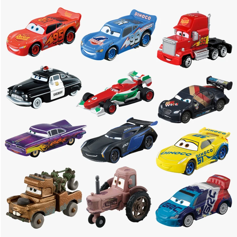 Takara Tomie Auto 'S Mater Bliksem Mcqueen Jackson Storm Legering Auto Speelgoed Motorvoertuig Diecast Metalen Model Geschenken Voor Kinderen