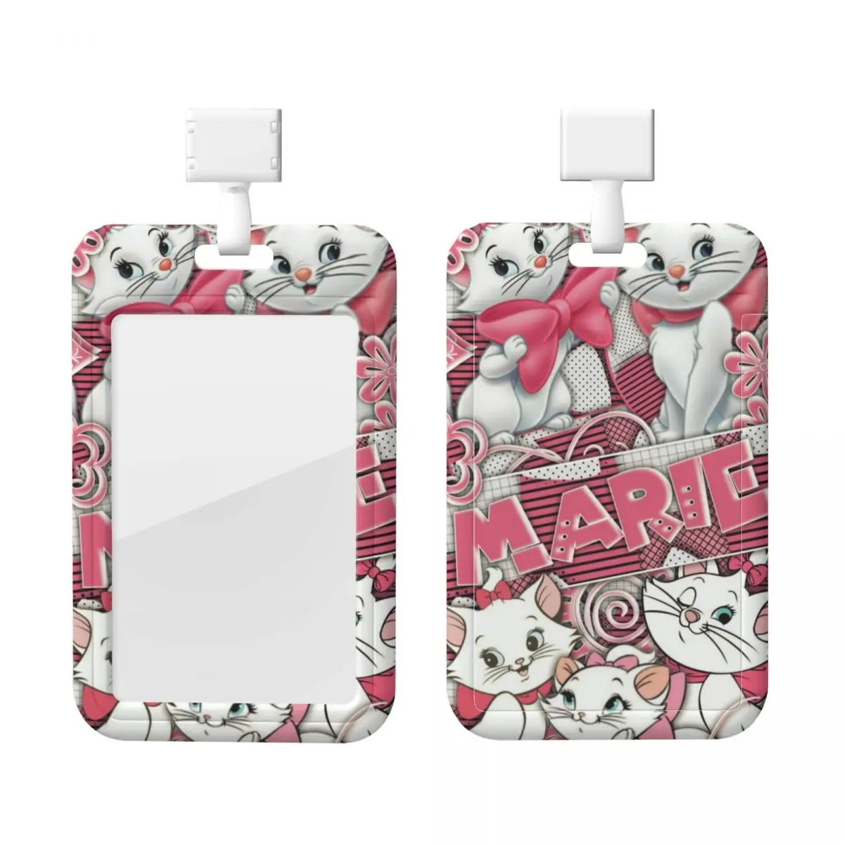 

Custom The Aristocats Card Badge Holder Card Holder Men Women Cat Manga Neck Strap ID Credential Holder For Nurse