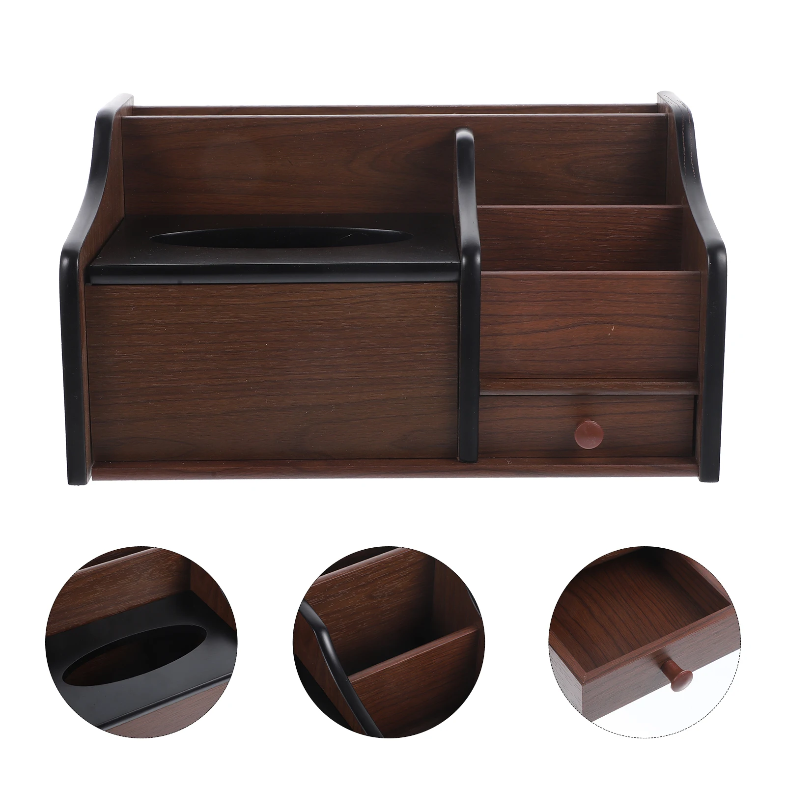 

Storage Box Pen Holder Desk Organizer for Pens Accessories Holders Wood Pencil Office