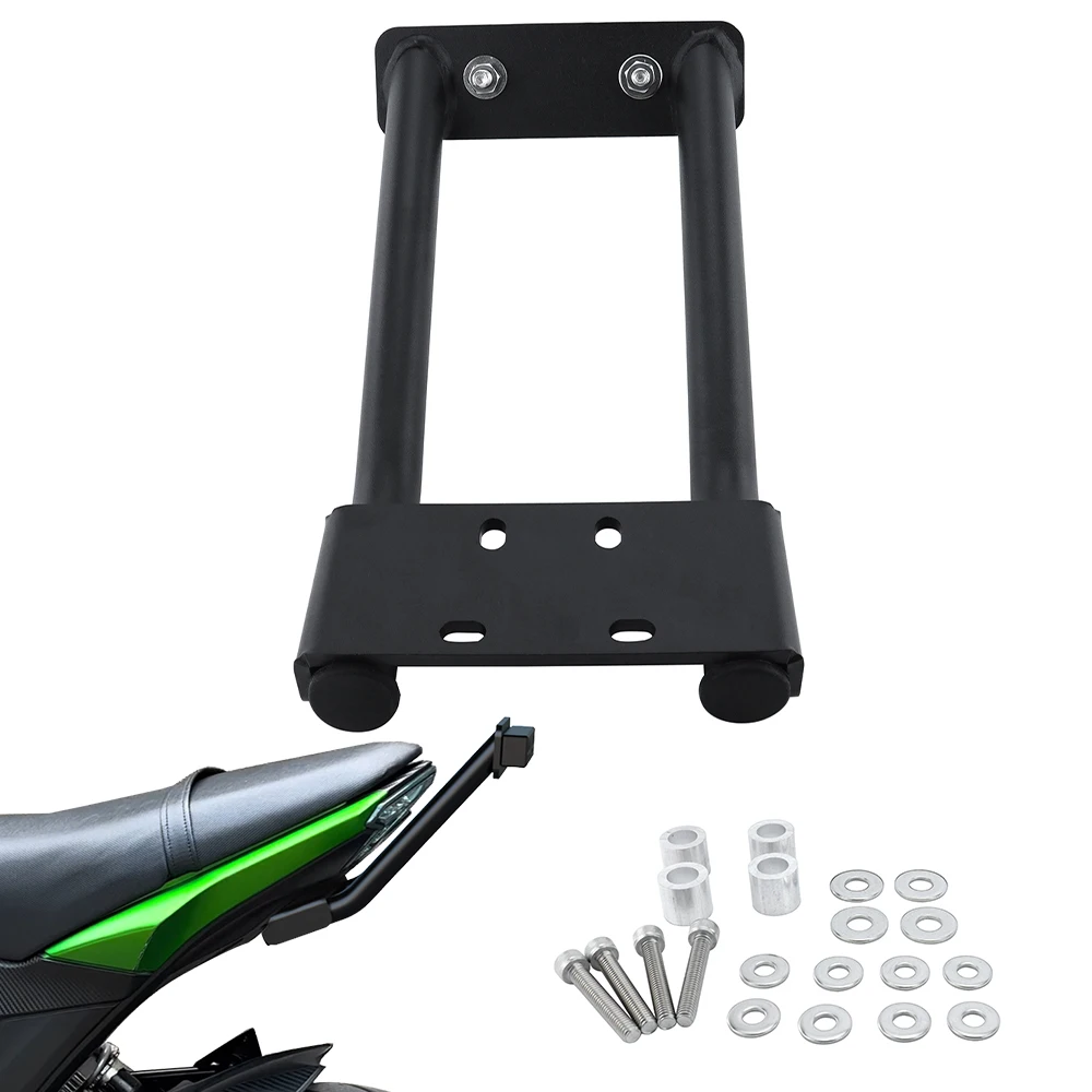 

For Kawasaki Z125 Z125 Pro 2017-2020 2021 2022 2023 2024 Motorcycle Scrape Bar Tail Bar With Subcage Rear Rack Stunt Protection